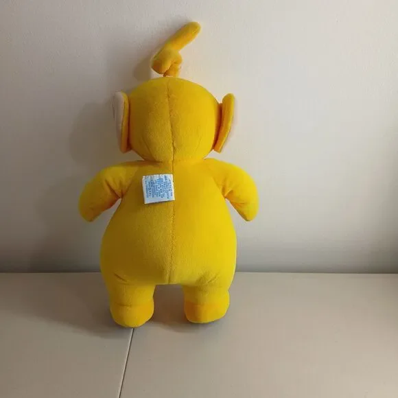 Eden Teletubbies 1998 Vintage Stuffed Plush Animal Toy Laa Laa Yellow 12" FAIR - Picture 2 of 7